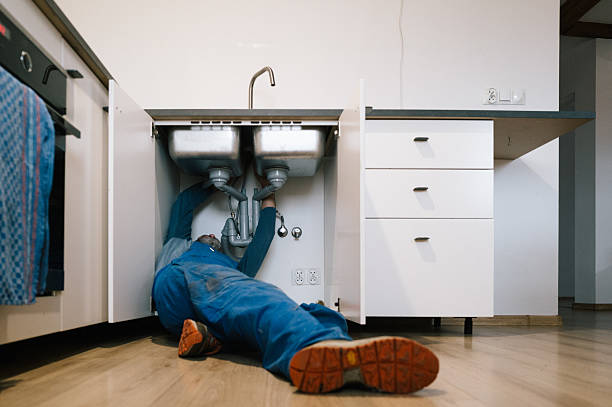 Professional Drain Cleaning technician working in Algonac, MI